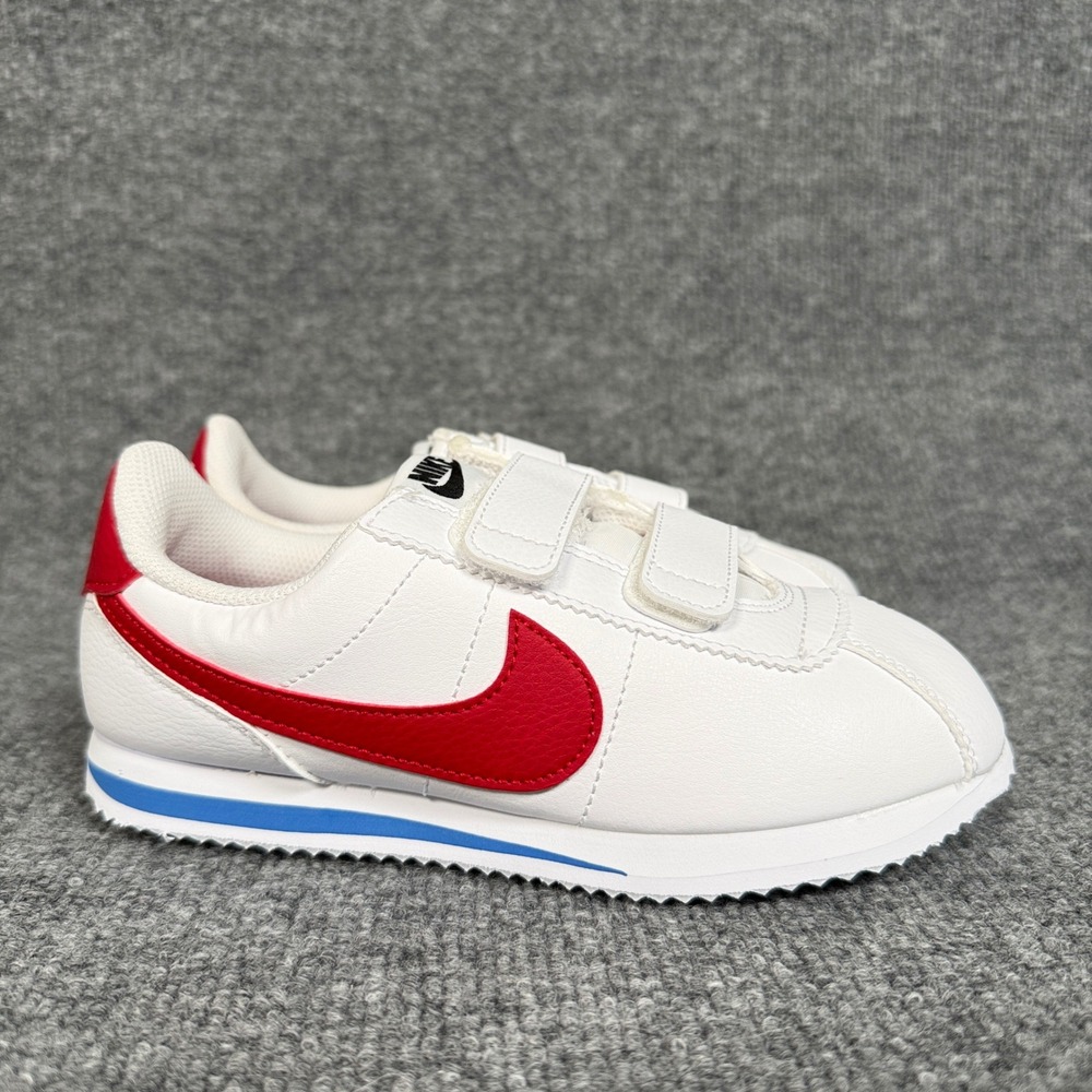 New Nike Kids 2 Years Sneaker‎ Shoes White Red Pre-School Varsity Slip On